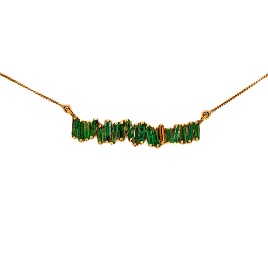Collar esmeralda
