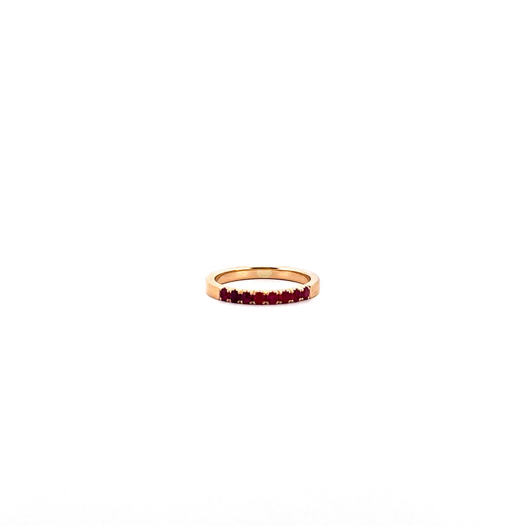 Red sapphires ring