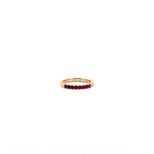Red sapphires ring